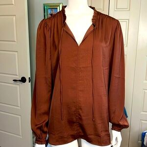 LOFT Rust Blouse